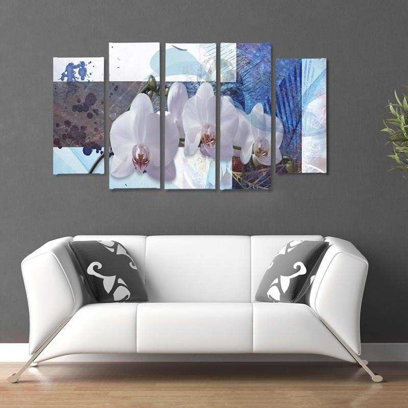Kanva no 5 daļām - Type B, Orchid Composition Home Trends DECO