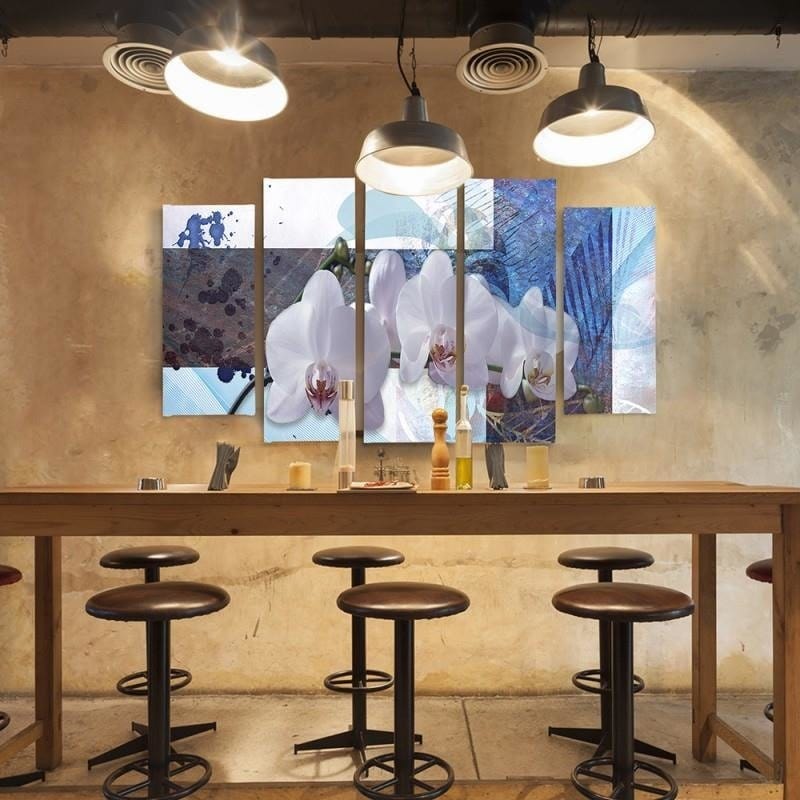 Kanva no 5 daļām - Type B, Orchid Composition Home Trends DECO