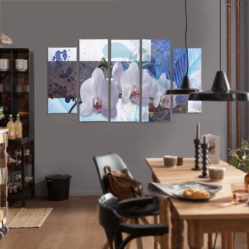 Kanva no 5 daļām - Type B, Orchid Composition Home Trends DECO