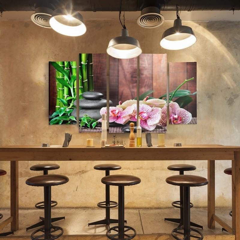 Kanva no 5 daļām - Type B, Orchid Speckled Home Trends DECO