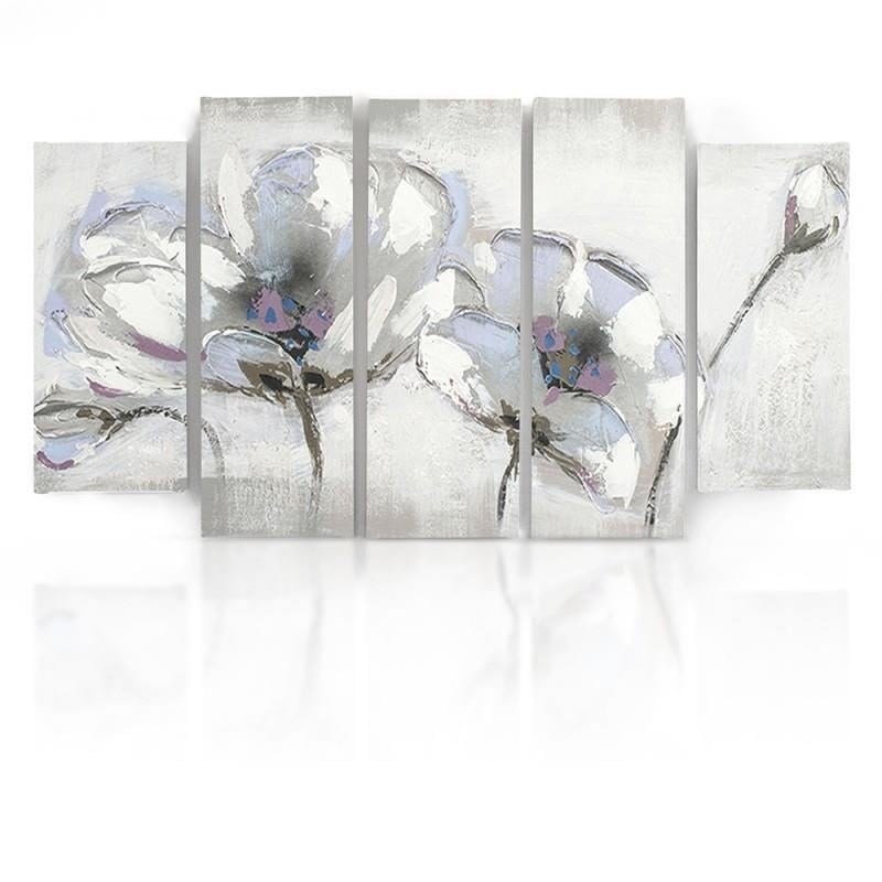 Kanva no 5 daļām - Type B, Painted Flowers Home Trends DECO