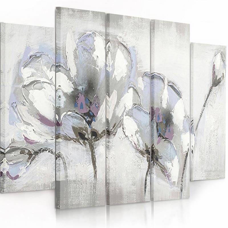 Kanva no 5 daļām - Type B, Painted Flowers Home Trends DECO