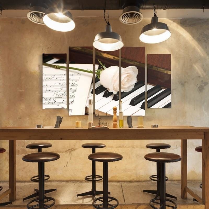 Kanva no 5 daļām - Type B, Piano Home Trends DECO