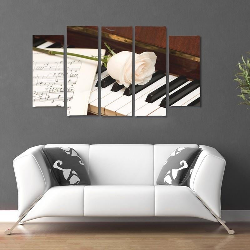 Kanva no 5 daļām - Type B, Piano Home Trends DECO