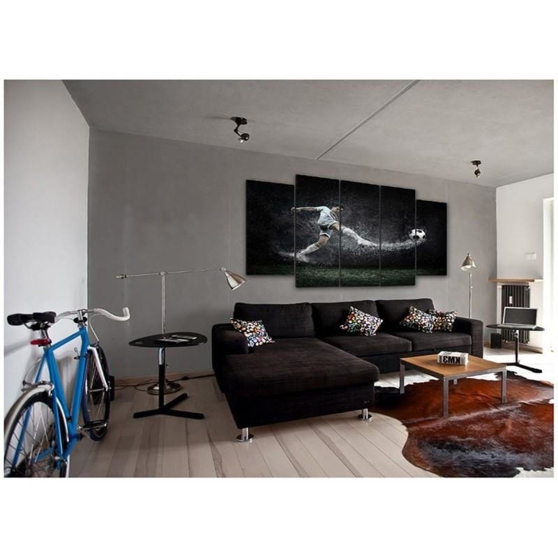 Kanva no 5 daļām - Type B, Player On The Wet Turf Home Trends DECO