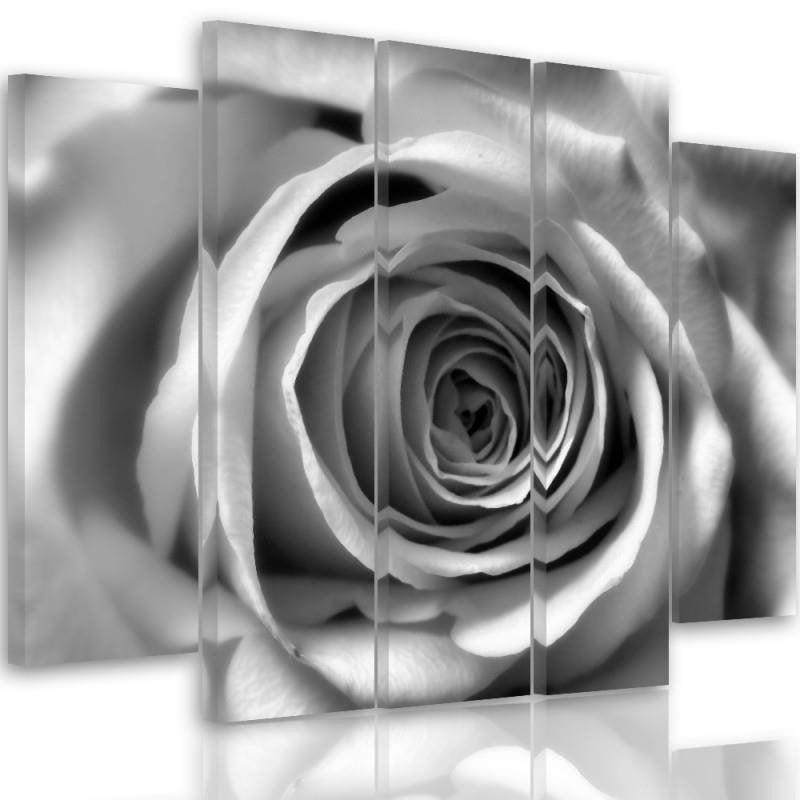 Kanva no 5 daļām - Type B, Rose Flower Home Trends DECO
