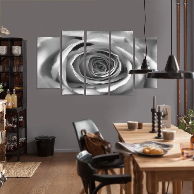 Kanva no 5 daļām - Type B, Rose Flower Home Trends DECO