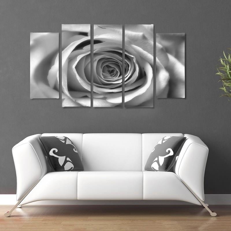 Kanva no 5 daļām - Type B, Rose Flower Home Trends DECO