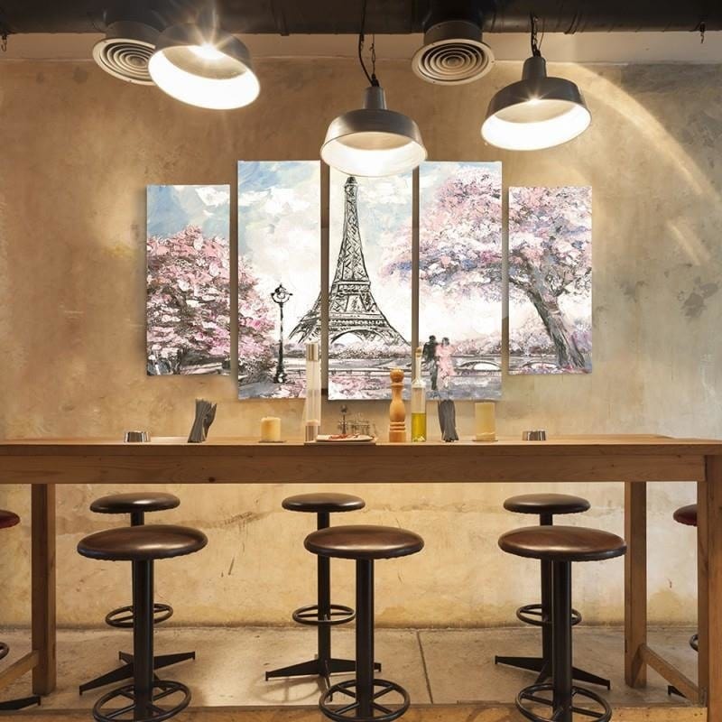 Kanva no 5 daļām - Type B, Spring In Paris Home Trends DECO