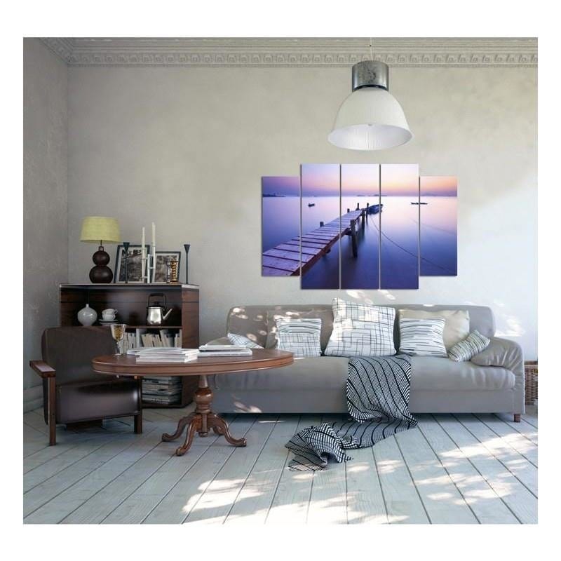 Kanva no 5 daļām - Type B, Sunrise Along The Coast  Home Trends DECO