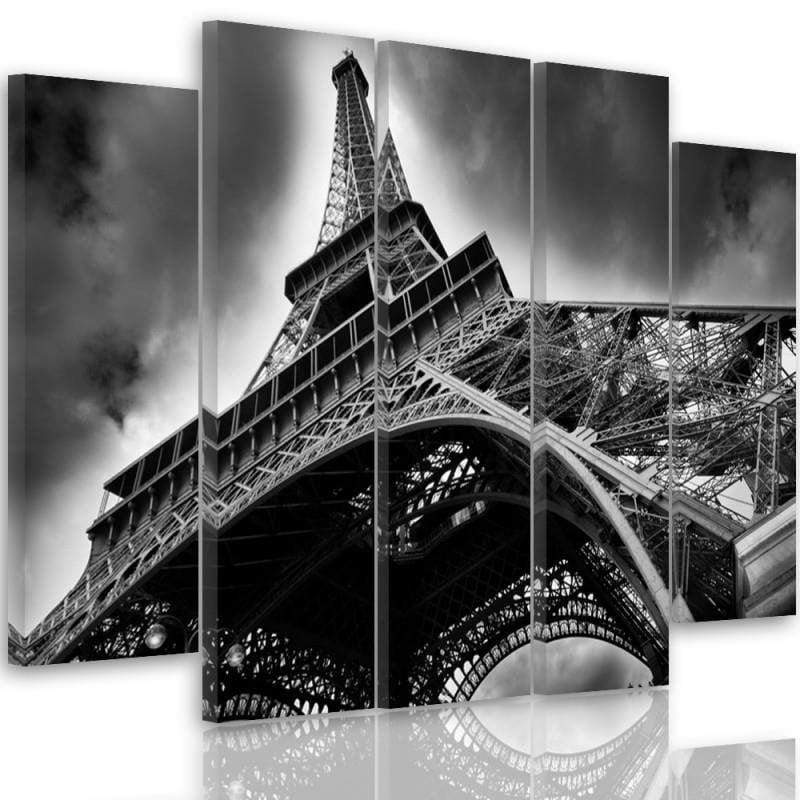 Kanva no 5 daļām - Type B, The Eiffel Tower In The Clouds Home Trends DECO