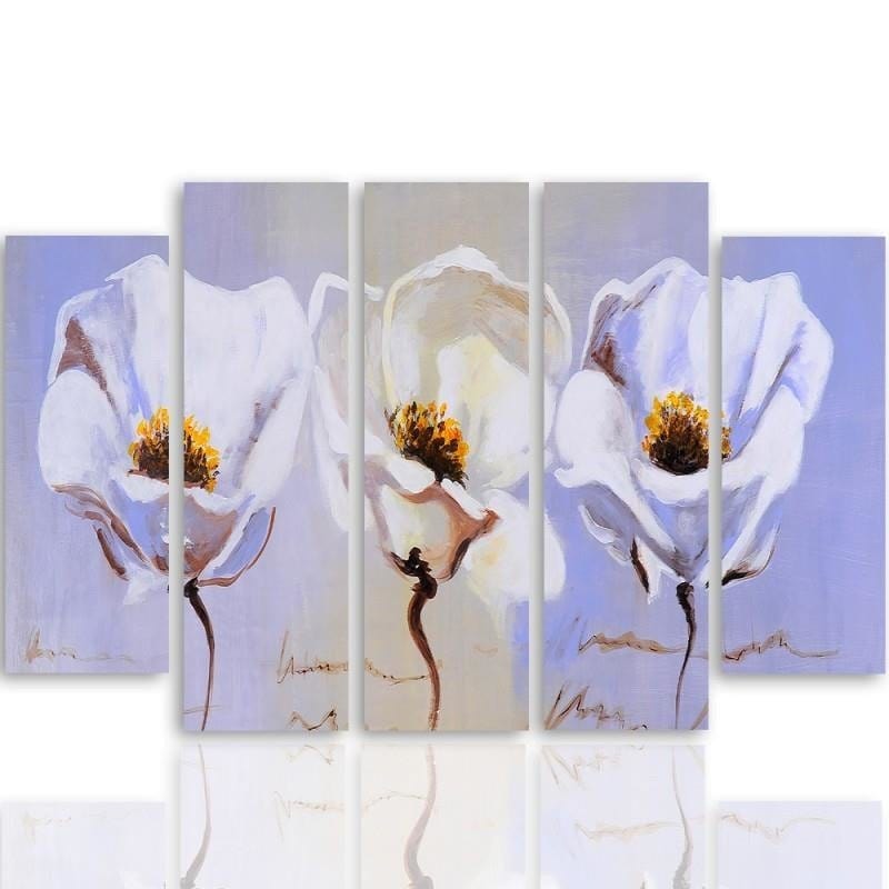Kanva no 5 daļām - Type B, Three Flowers Home Trends DECO