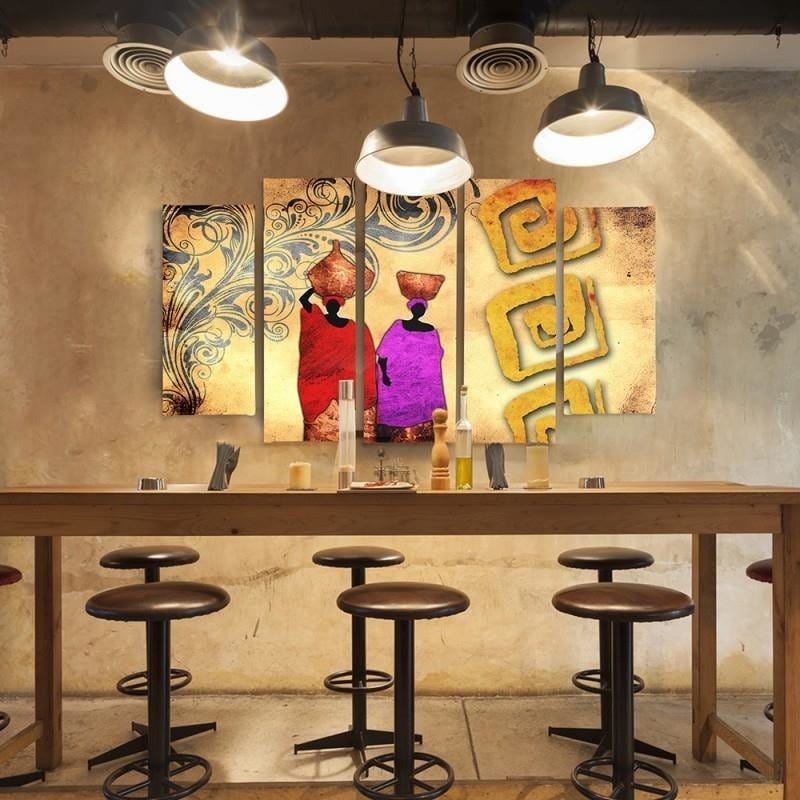 Kanva no 5 daļām - Type B, Two Women Home Trends DECO