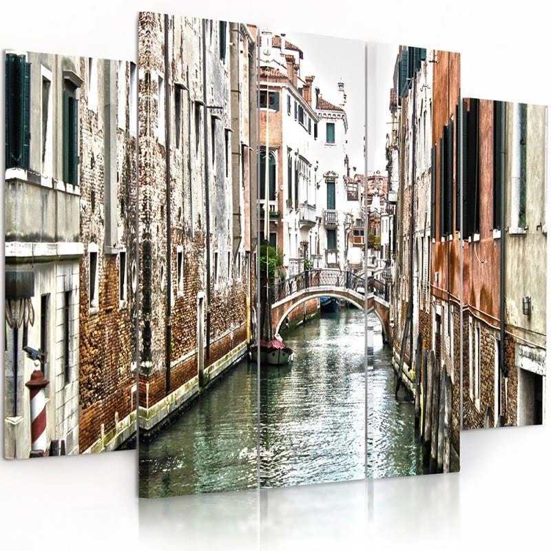 Kanva no 5 daļām - Type B, Venice Canal Home Trends DECO