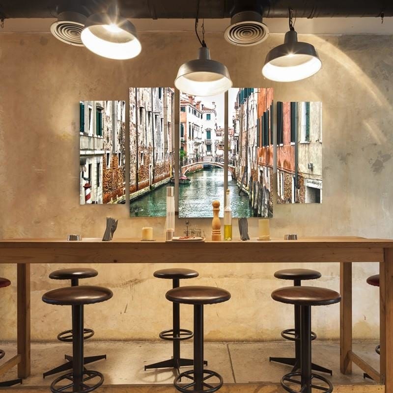 Kanva no 5 daļām - Type B, Venice Canal Home Trends DECO