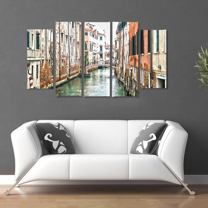 Kanva no 5 daļām - Type B, Venice Canal Home Trends DECO