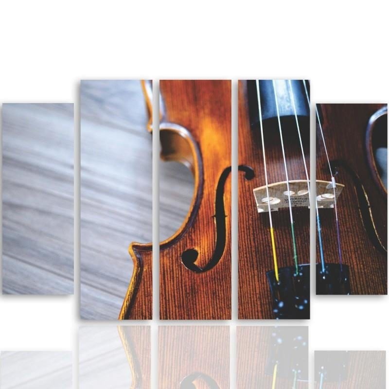 Kanva no 5 daļām - Type B, Violin Home Trends DECO