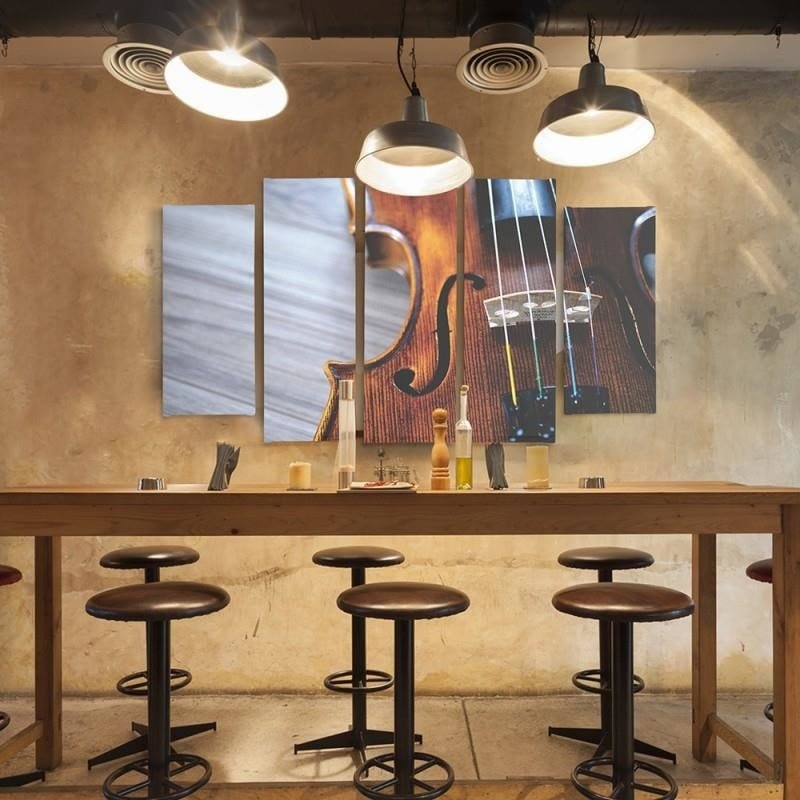 Kanva no 5 daļām - Type B, Violin Home Trends DECO