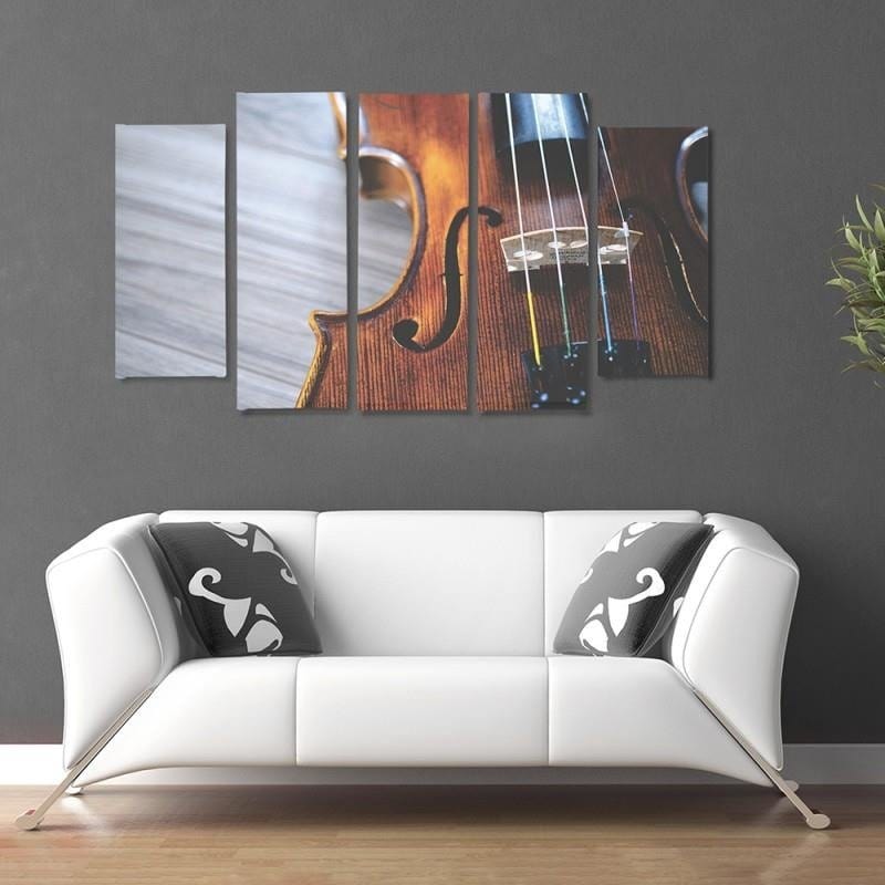 Kanva no 5 daļām - Type B, Violin Home Trends DECO