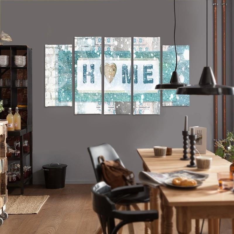 Kanva no 5 daļām - Type B, Winter Composition  Home Trends DECO