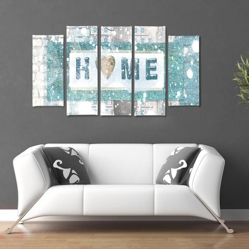 Kanva no 5 daļām - Type B, Winter Composition  Home Trends DECO