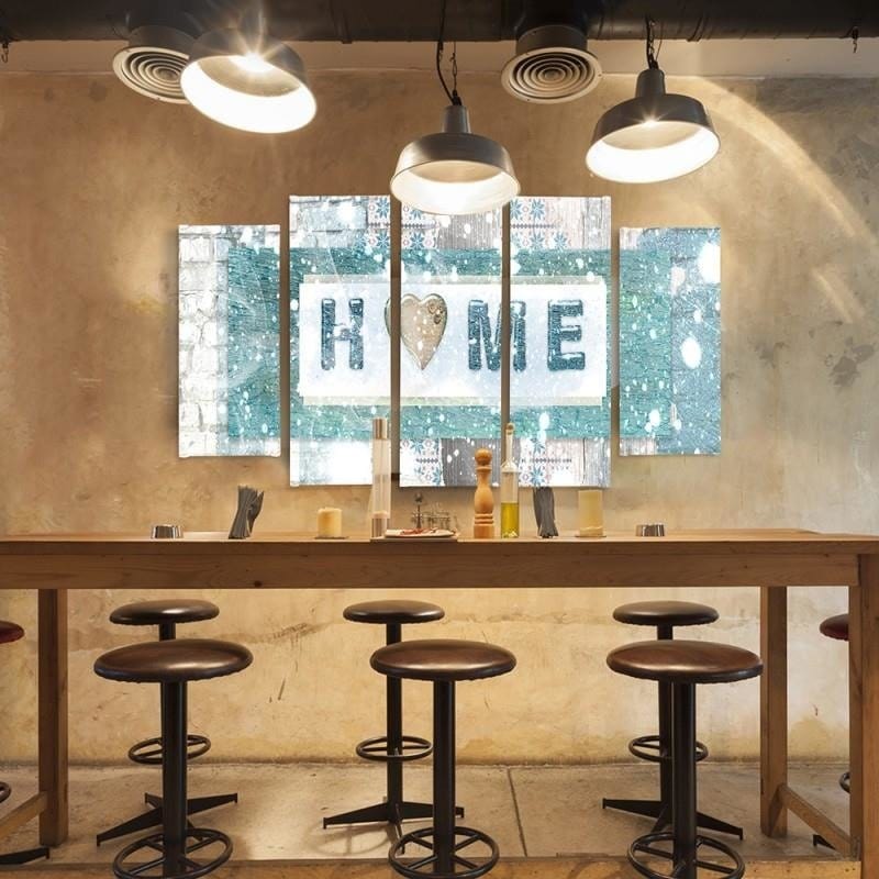 Kanva no 5 daļām - Type B, Winter Composition  Home Trends DECO