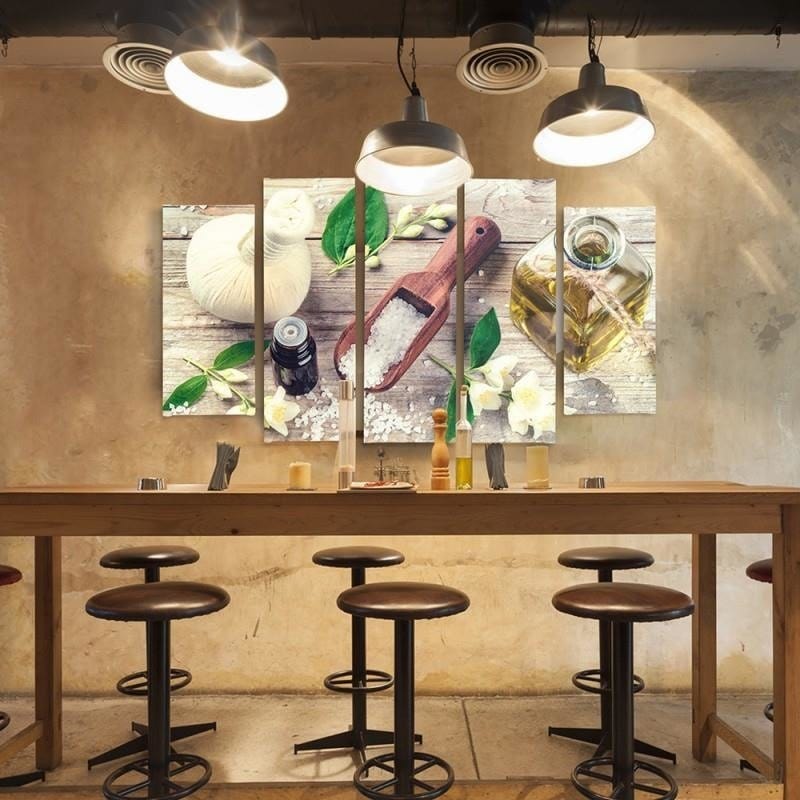 Kanva no 5 daļām - Type B, With Jasmine Spices Home Trends DECO