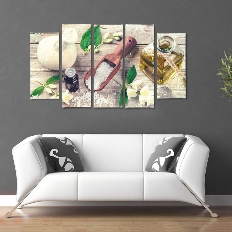 Kanva no 5 daļām - Type B, With Jasmine Spices Home Trends DECO