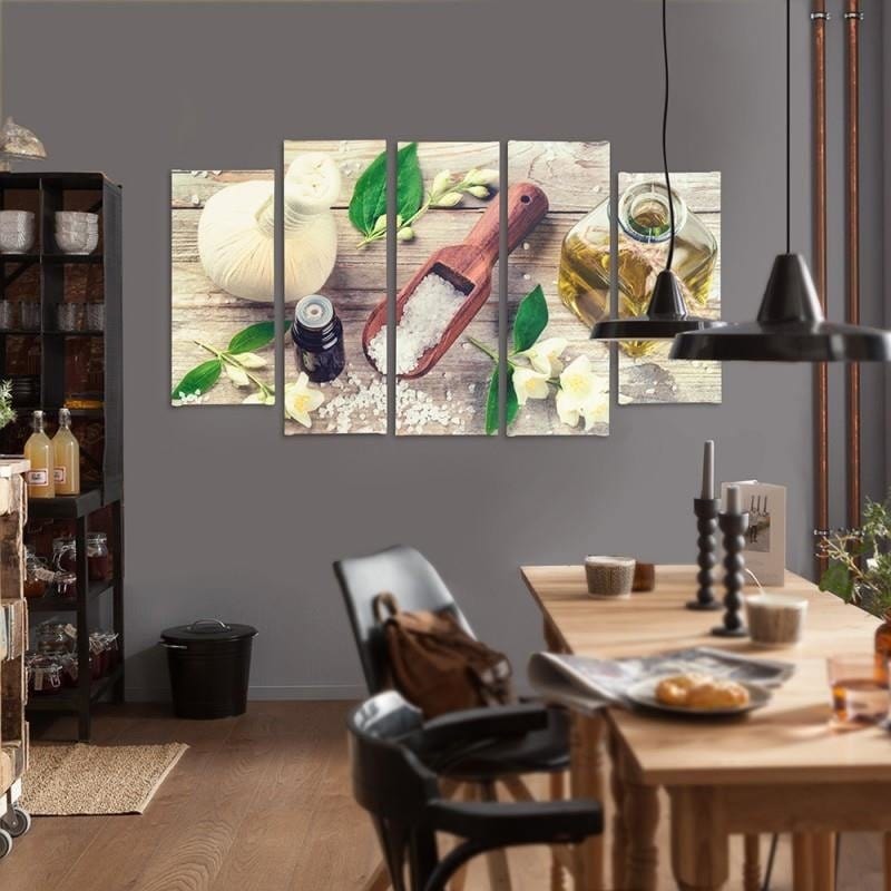 Kanva no 5 daļām - Type B, With Jasmine Spices Home Trends DECO