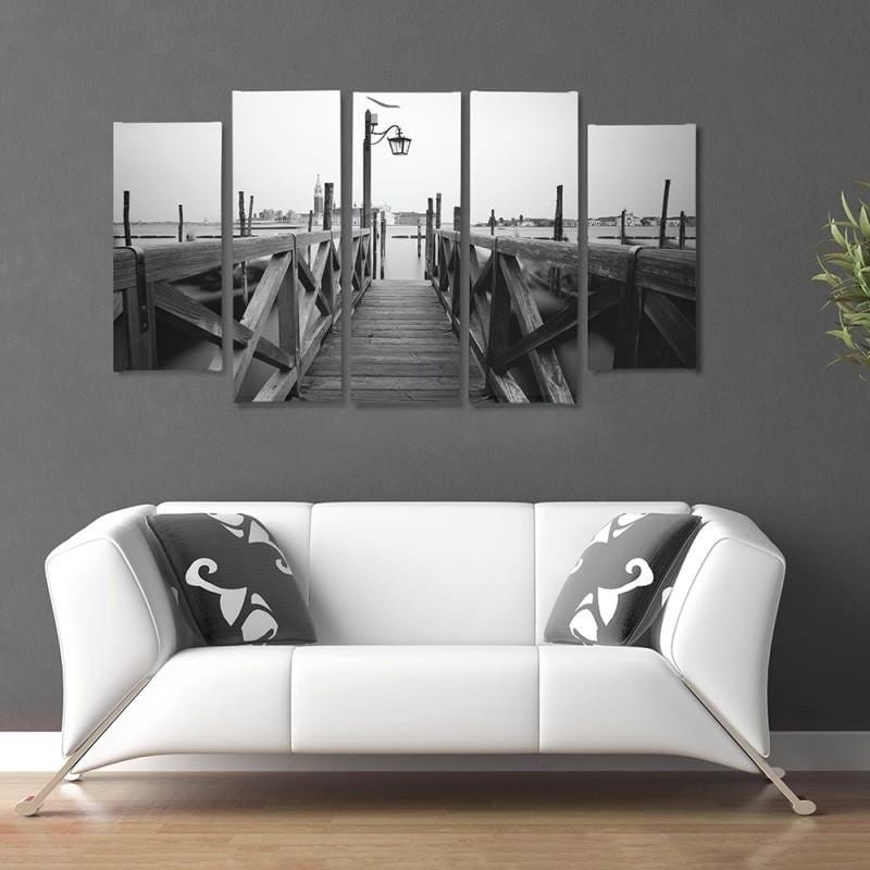 Kanva no 5 daļām - Type B, Wooden Bridge Home Trends DECO