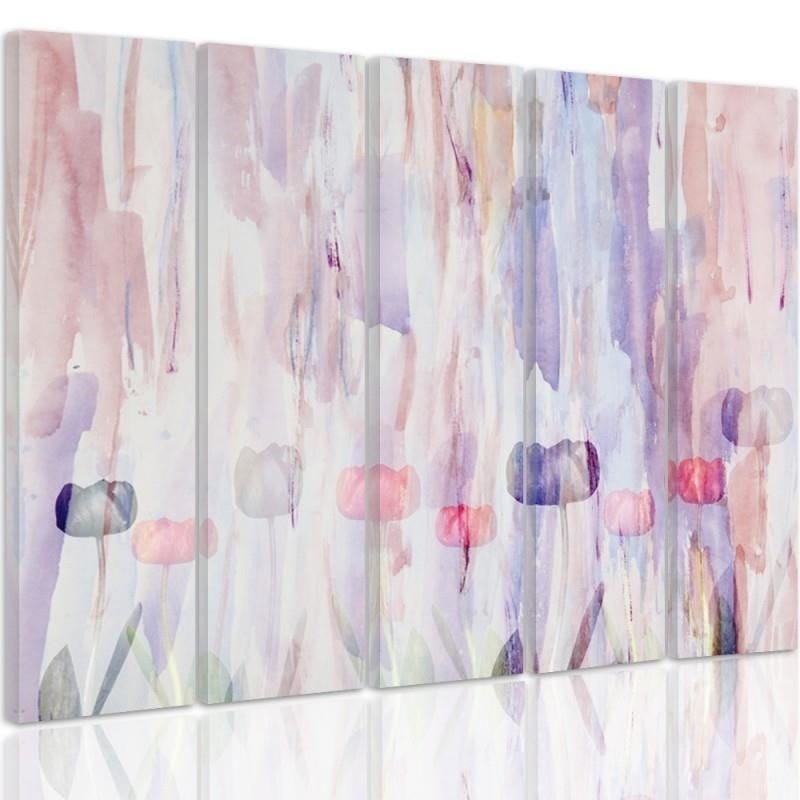 Kanva no 5 daļām - Type C, 1 Pastel Abstract Home Trends DECO