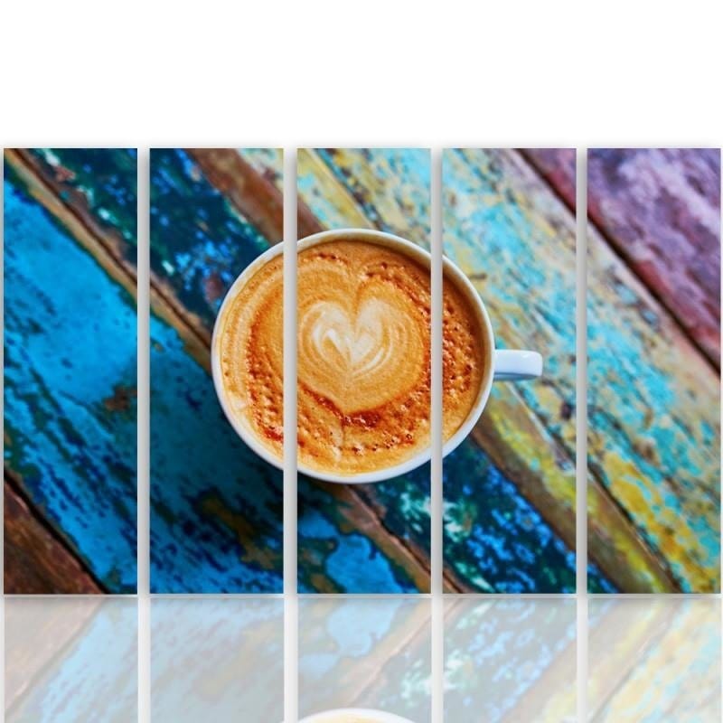 Kanva no 5 daļām - Type C, 2 Coffee Home Trends DECO
