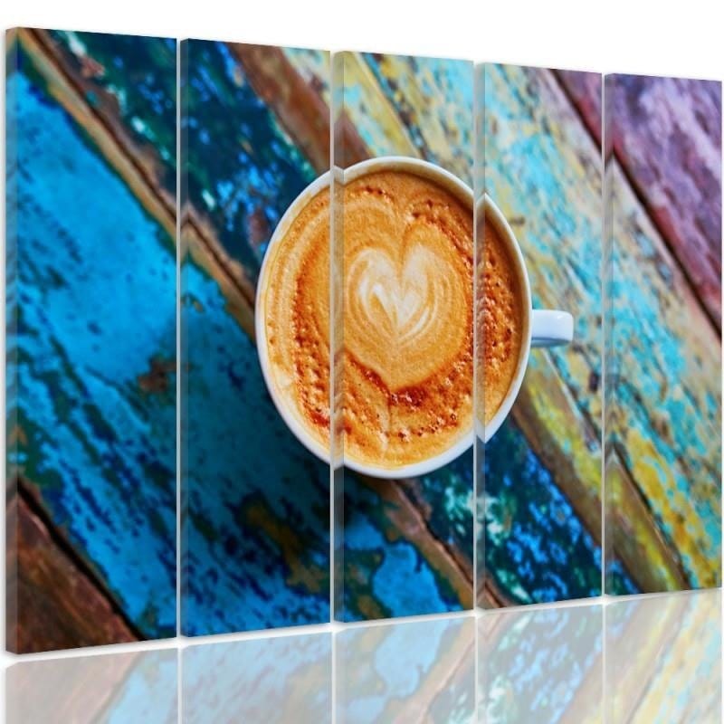 Kanva no 5 daļām - Type C, 2 Coffee Home Trends DECO
