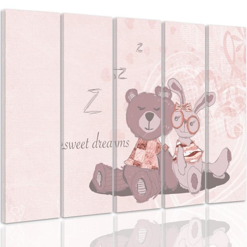 Kanva no 5 daļām - Type C, 2 Sweet Dreams Home Trends DECO