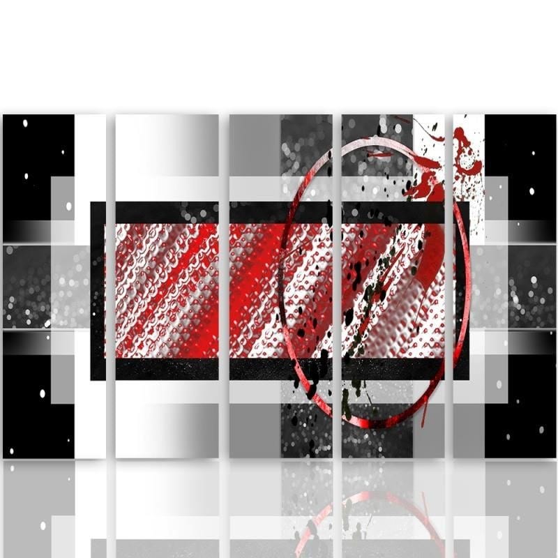 Kanva no 5 daļām - Type C, Abstract Composition 1 Home Trends DECO