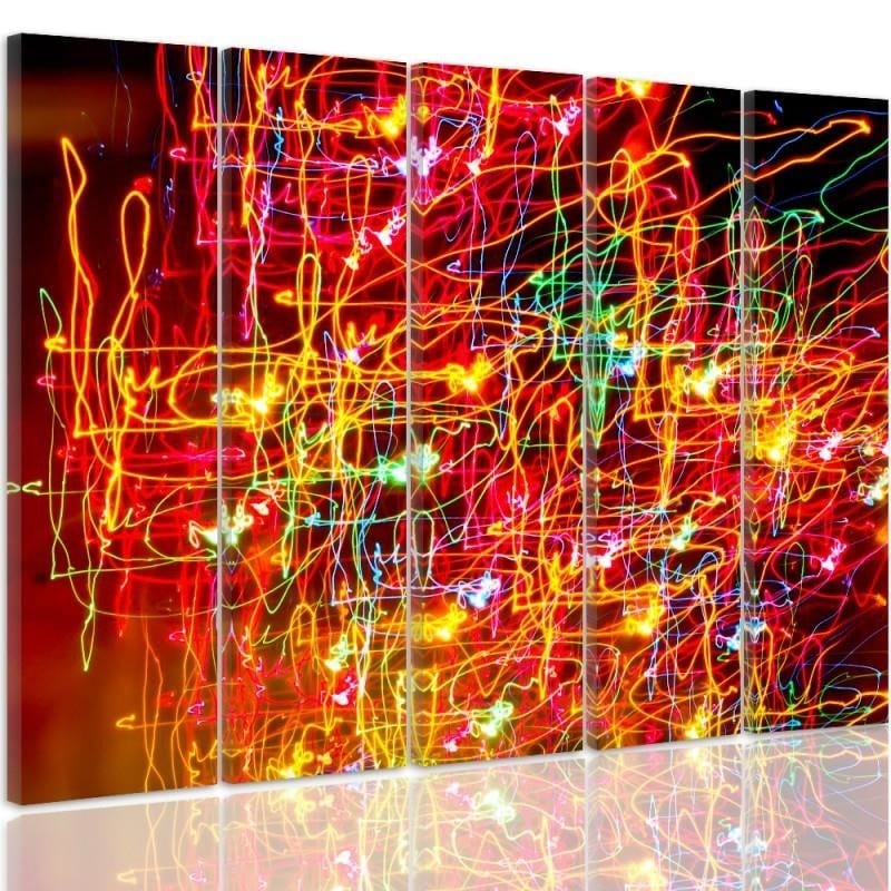 Kanva no 5 daļām - Type C, Abstraction 10 Home Trends DECO