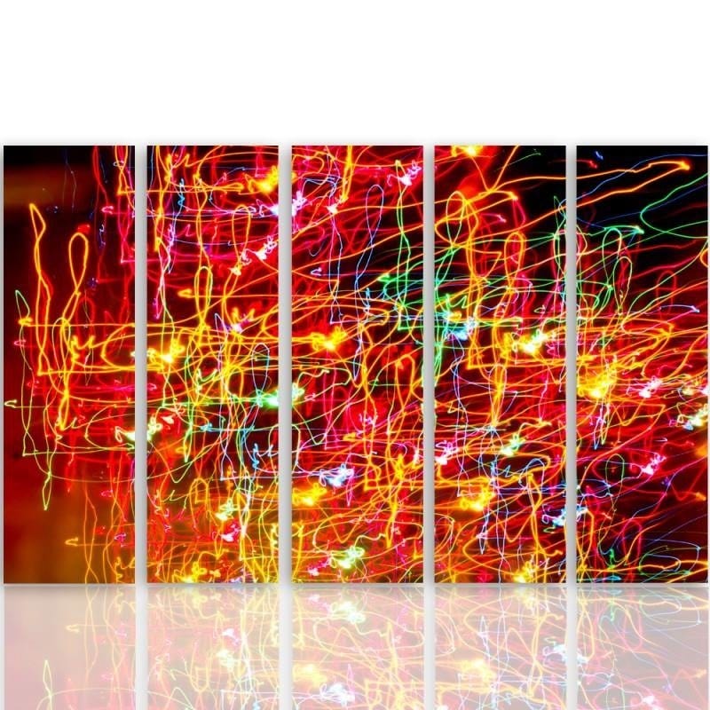 Kanva no 5 daļām - Type C, Abstraction 10 Home Trends DECO