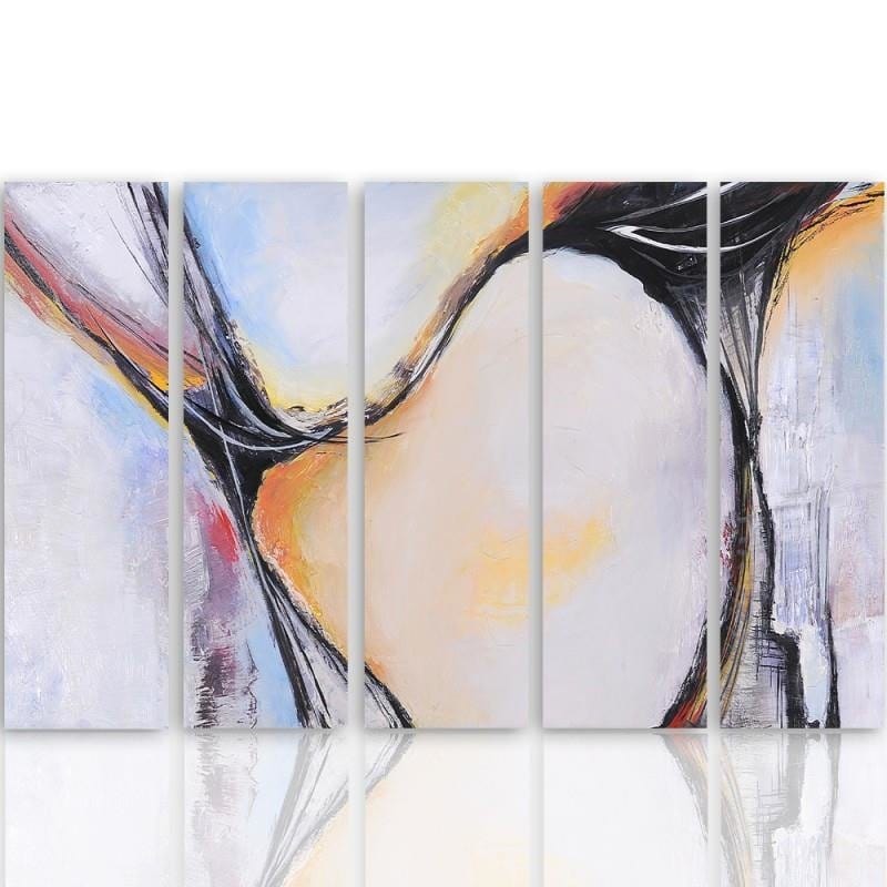 Kanva no 5 daļām - Type C, Abstraction 35 Home Trends DECO