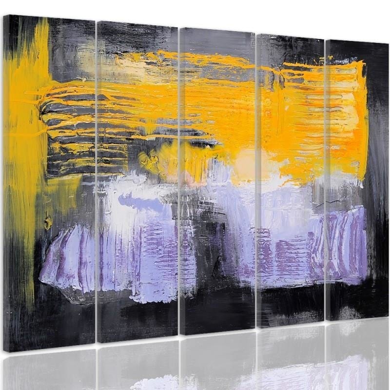 Kanva no 5 daļām - Type C, Abstraction 37 Home Trends DECO
