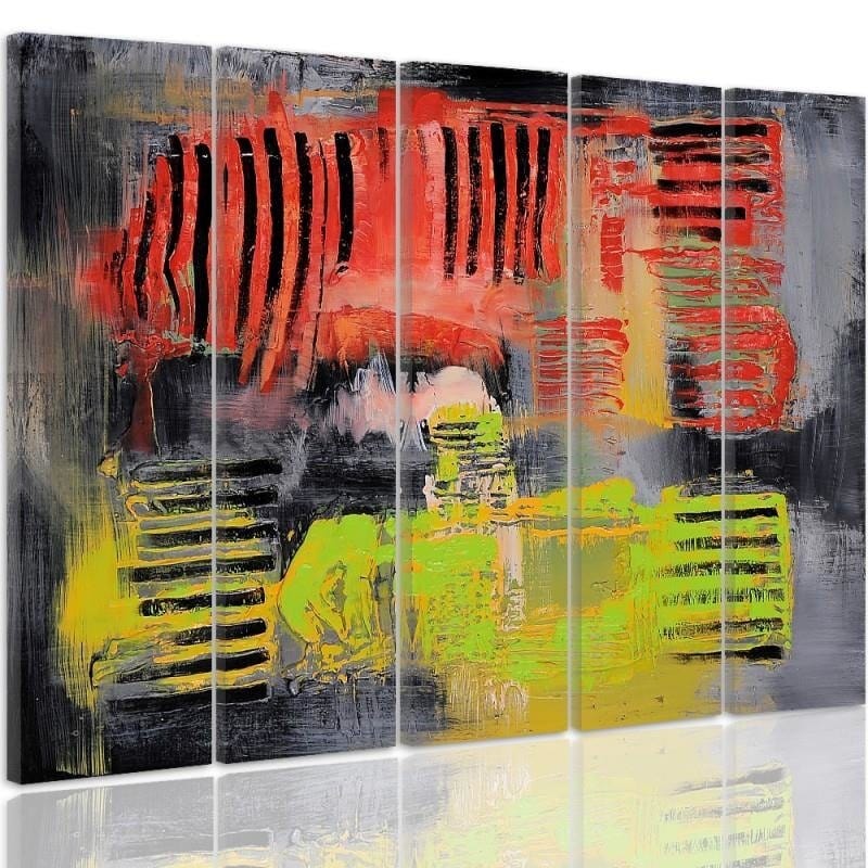 Kanva no 5 daļām - Type C, Abstraction 38 Home Trends DECO