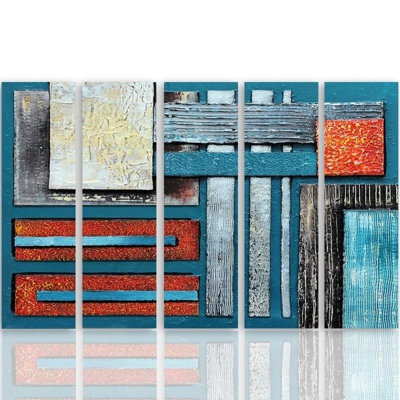 Kanva no 5 daļām - Type C, Abstraction 59 Home Trends DECO