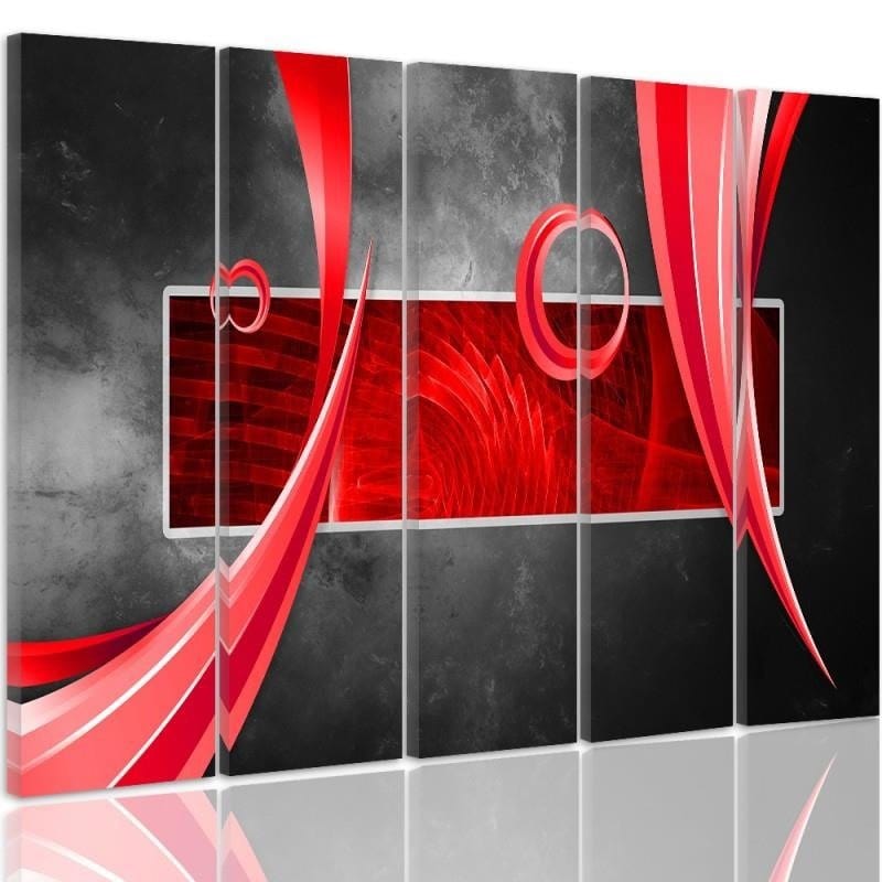 Kanva no 5 daļām - Type C, Abstraction Home Trends DECO