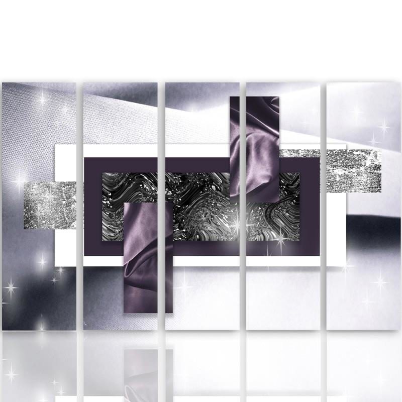 Kanva no 5 daļām - Type C, Abstraction Space Home Trends DECO