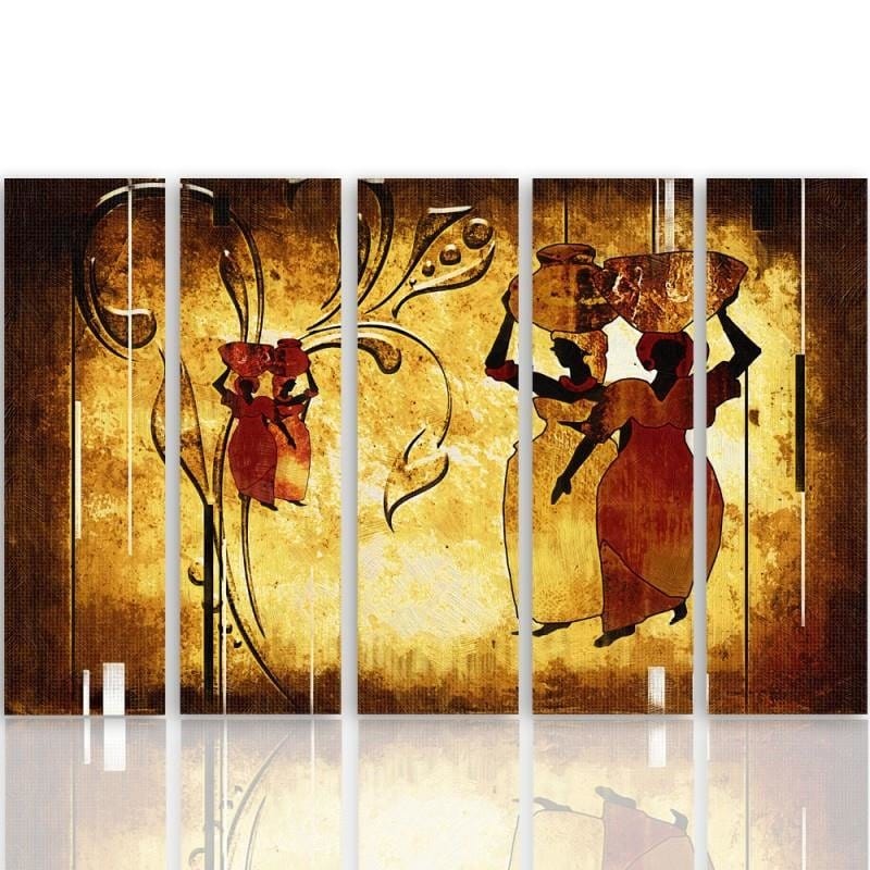 Kanva no 5 daļām - Type C, African Home Trends DECO