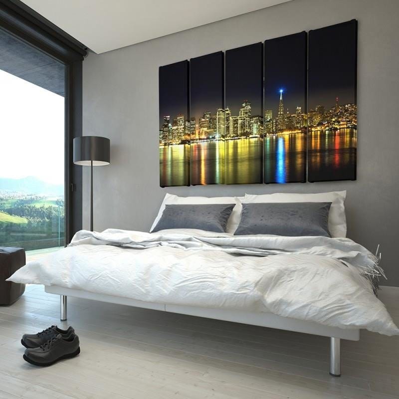 Kanva no 5 daļām - Type C, An Illuminated City Home Trends DECO