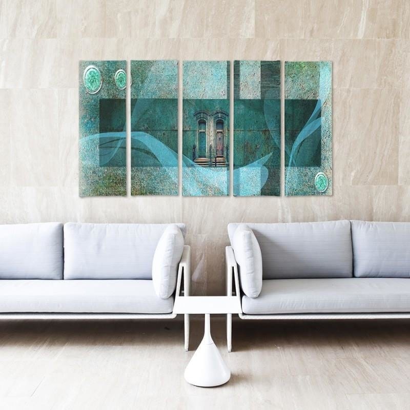 Kanva no 5 daļām - Type C, Architectural Motif  Home Trends DECO