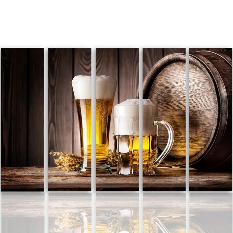 Kanva no 5 daļām - Type C, Beer Home Trends DECO