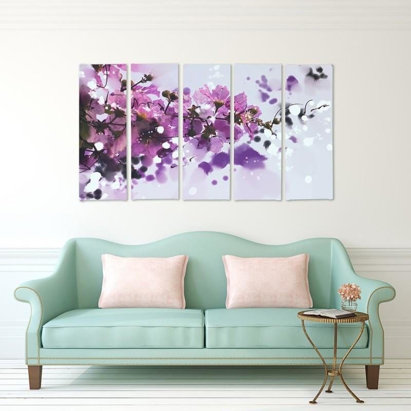 Kanva no 5 daļām - Type C, Blooming Branch Home Trends DECO