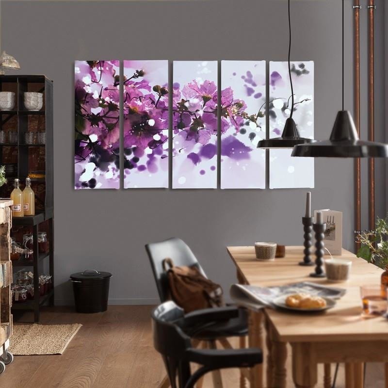 Kanva no 5 daļām - Type C, Blooming Branch Home Trends DECO