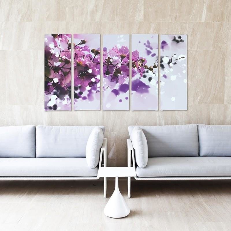 Kanva no 5 daļām - Type C, Blooming Branch Home Trends DECO
